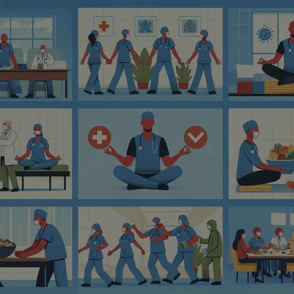 Quelles sont les méthodes de réduction de stress pour le personnel de santé en période de pandémie?